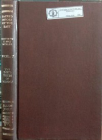 Image of The Sacred Books of The East Vol. 7 : The Institutes Of Vishnu